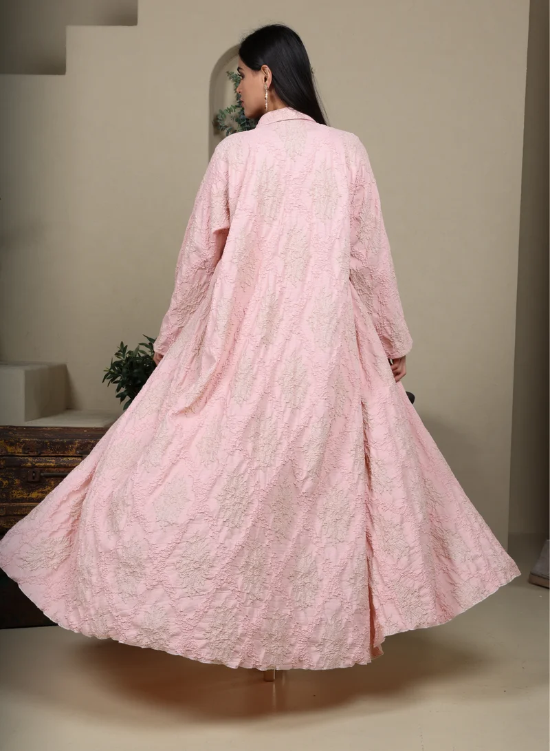Zeh  The Serene Jacquard Peach for Women | Best Price UAE
